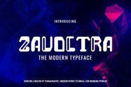 Zavoltra Font