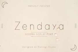 Zendaya Font