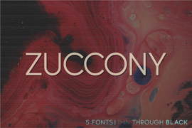 Zuccony Font Family