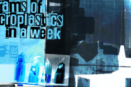 5 grams of microplastics in a week Font