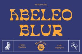 Abeleo Blur Demo Font