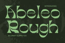 Abeleo Rough Demo Font