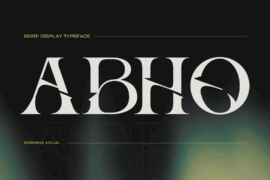 Abho Luxury Demo Font