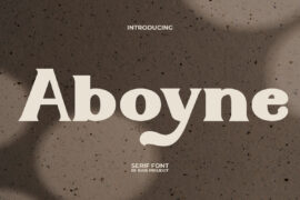 Aboyne Demo Font