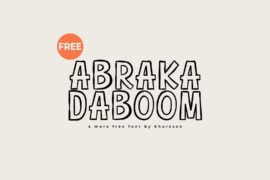 Abrakadaboom Font