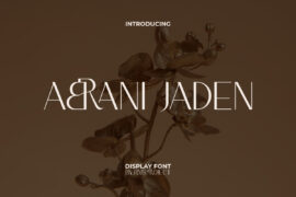 Abrani Jaden Demo Font