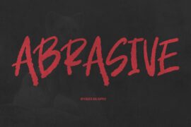 Abrasive Font