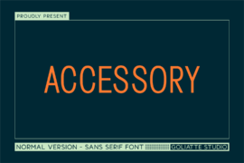 Accessory Font