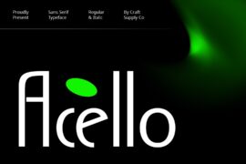 Acello Demo Font