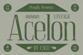 Acelon Vintage Demo Font