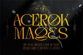 Acerok Mages Font