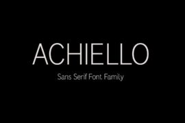 Achiello Demo Font