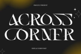 Across Corner Demo Font