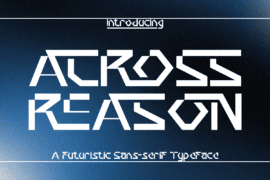 ACROSS REASON DEMO Font