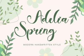 Adelia Spring Font