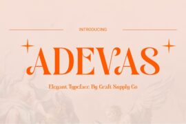 Adevas Demo Font