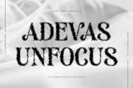 Adevas Unfocus Demo Font