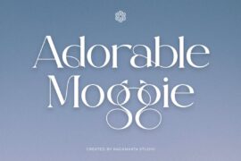 Adorable Moggie DEMO Font