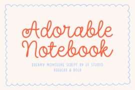 Adorable Notebook Font Family