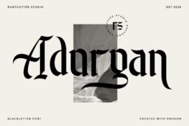 Adorgan Font