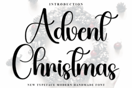 Advent Christmas Font