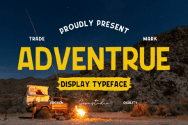 ADVENTRUE Font