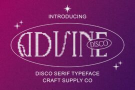 Advine Disco Demo Font
