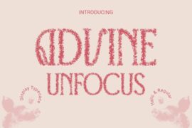 Advine Unfocus Demo Font
