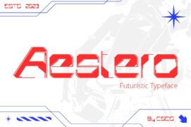 Aestero Demo Font
