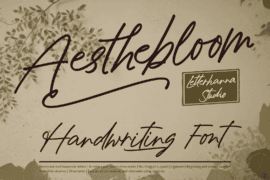 Aesthebloom Font