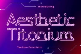 Aesthetic Titanium Demo Font
