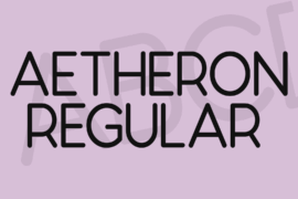 Aetheron Font