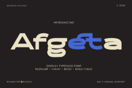 Afgeta Font Family