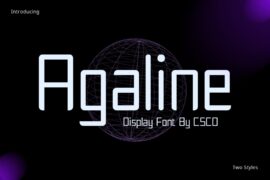 Agaline Demo Font