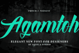 Agamtoh Font