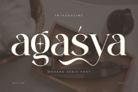 Agasya Trial Font