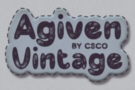 Agiven Vintage Demo Font