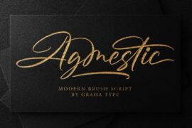 Agmestic DEMO Font