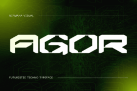 Agor Techno Demo Font