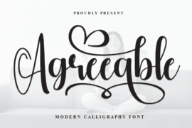 Agreeable Font