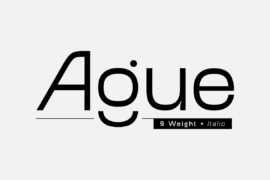 Ague Font Family
