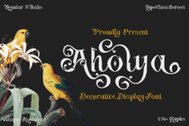 Aholya DEMO Font