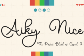 Aiky Nice Font