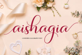 Aishagia Script Font