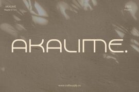 Akalime Demo Font