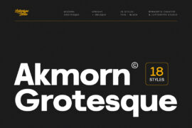 Akmorn Grotesque Demo Font Family