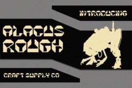 Alacus Rough Demo Font