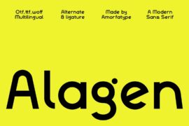 Alagen Font