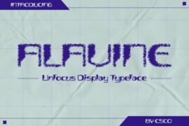 Alavine Unfocus Demo Font