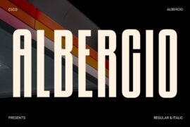 Albercio Demo Font